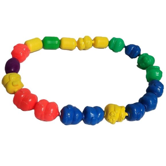 Fisher-Price vintage snap lock beads baby toy 1984 - Picture 1 of 6